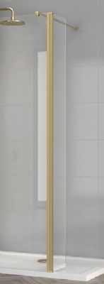TAILORED T18 300mm BRUSHED BRASS RETURN FLIPPER PANEL, 7009